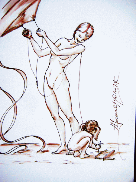 Le dessin du 28 mai 2009... Vous pouvez copier... à "main levée"! Youenn(C)2009 le dessin du jour. An dresadenn hiziv! The drawing of the day!